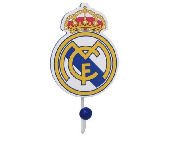 Comprar Gancho Perchero De Madera Del Real Madrid